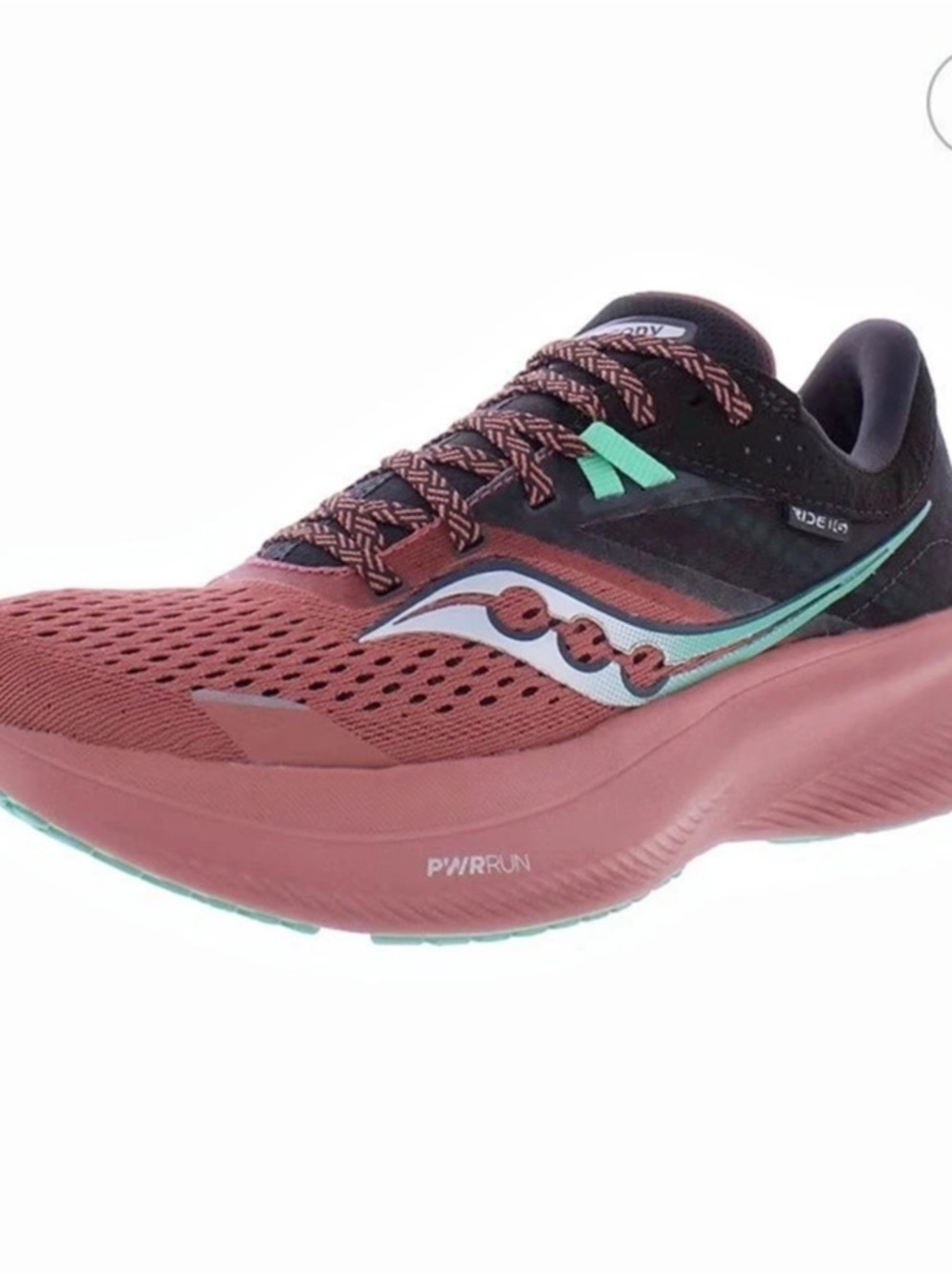 Saucony Ride 16 Running Shoes Red & Black NIB